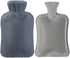 Hot Water Bottle with Soft Cover, 2L Classic Rubber Hot Water Bag for Menstrual Cramps, Feet Warmer, Neck, Shoulders Pain Relief, Hot Cold Pack Wo...