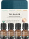 Cliganic Organic Essential Oils Gift Set (Top 4 - The Basics), 100% Pure Natural Aromatherapy - Peppermint, Eucalyptus, Tea Tree & Orange...