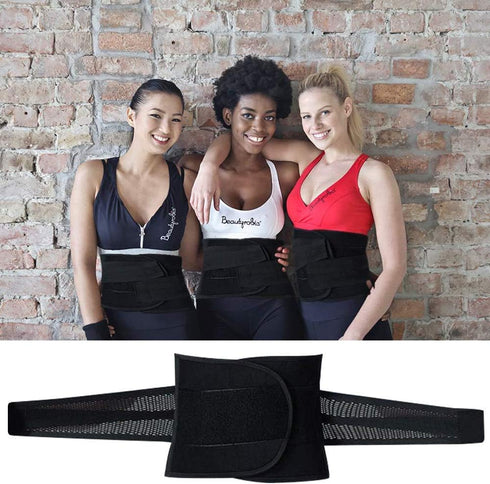 Lower Back Brace - Lumbar Support for Women & Men -Adjustable Compression & Breathable Waist Trainer Belt Weight Loss for Gym, Posture, Pain Relie...