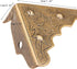 Dophee 8Pcs Antique Brass Jewelry Box Corner Case Chest Corner Protector Guard Edge Cover...