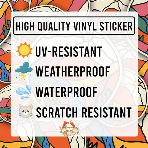 (3Pcs) Beautiful Mountain Landscape Round Sticker Adventure Nature Decal Waterproof Vinyl Stickers Adult for Laptop Kindle Car Tumbler Water Bottl...