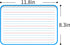 Dry Erase Lapboard Double Sided, Dry Erase Board with Lines for Kids, Small Whiteboard for Home & School...