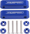 JDMSPEED Anodized Blue JDMSPEED Hood Spacer Hood Riser 3/4" Replacement For Honda Civic CRX Del Sol Acura Integra...