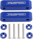 JDMSPEED Anodized Blue JDMSPEED Hood Spacer Hood Riser 3/4" Replacement For Honda Civic CRX Del Sol Acura Integra...
