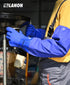 LANON 26" Elbow Length PVC Chemical Resistant Gloves, Heavy-Duty Long Rubber Gloves, Acid, Alkali & Oil Protection, Large...