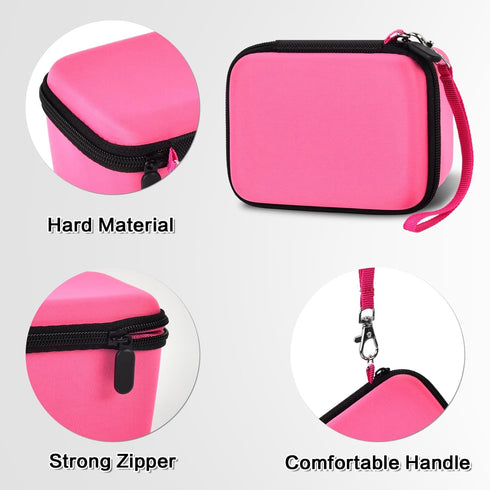 Vlogging Camera Case Compatible with Duluvulu/for TEBNGIHNM/for zheozeig/for Oiadek 4K Digital Cameras for Youtube. Vlog Camera Carrying Storage f...