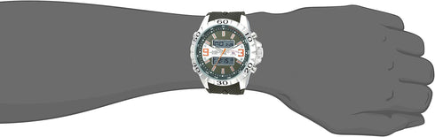 U.S. Polo Assn. Men's US9628 Analog-Digital Display Analog Quartz Green Watch...