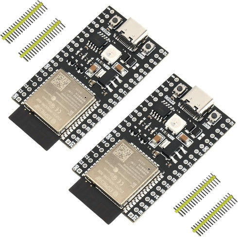 2Pcs ESP32 Development Board 2.4GHz Dual-Core WiFi+Bluetooth 2 Function Microcontroller ESP32-DevKitC Board USB Interface(ESP32-WROOM-32E Original...