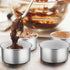 TeamFar 4 Inch Cake Pans, 6 PCS Stainless Steel Small Round Cake Pan with Side Liner Roll, Non-Toxic & Sturdy, Non-Stick & Heat-Resistant, Dishwas...