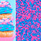 Pink and Blue Gender Reveal Cake Pop Cookie Cupcake Cakes Semi-Sweet Edible Confetti Decorations Sprinkles Desert Jimmies Toppers 6oz...