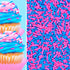 Pink and Blue Gender Reveal Cake Pop Cookie Cupcake Cakes Semi-Sweet Edible Confetti Decorations Sprinkles Desert Jimmies Toppers 6oz...