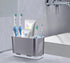 Toothbrush Holders for Bathroom Organizer Countertop, Detachable Anti-Slip Large Electric Toothbrush Holders, Brushed Nickel Toothbrush and Toothp...