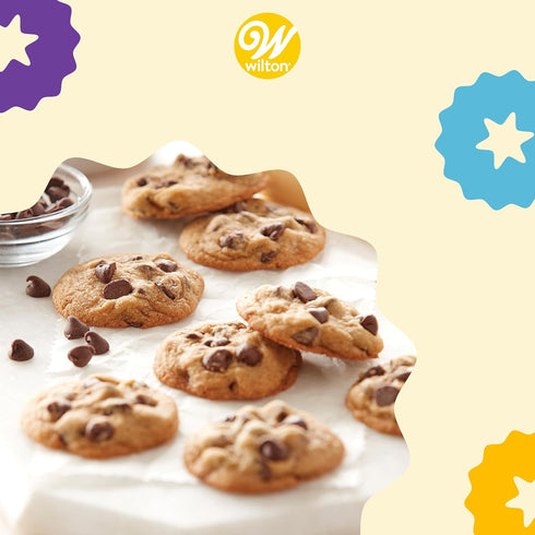 Wilton Perfect Results Toaster Oven Baking Sheet Pan & Crisper Tray, 2-Piece Baking Set, Black, Steel...