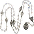 VILLAGE GIFT IMPORTERS 7 Sorrows Chaplet with Clear Crystal Beads - Servite Rosary (CLEAR CRYSTAL)...