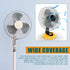 16 Inch Plastic Fan Blades Universal Household Standing Fan Table Fanner Replacement Electric Fan Blades Part General Fans Accessories for Standin...