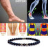 Anti Swe_lling Black Obsidian Anklet, Adjustable We_ight Loss Anklet Black Bracelet, Feng Shui Black Obsidian Anklet for Foot Pain Relief Jewelry ...