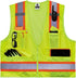 Ergodyne Unisex Two-tone Class 2 Two Tone Surveyors Vest, Lime, Small-Medium US...
