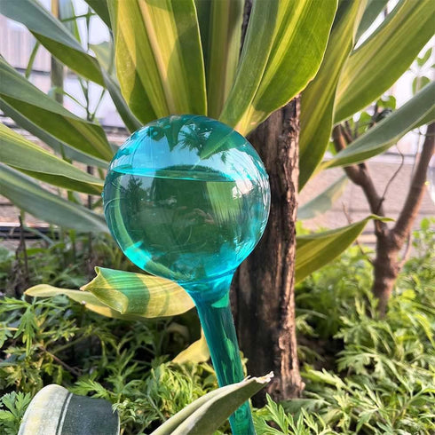 10pcs Plant Self Watering Globe Stakes, Aqua Plant Watering Stakes Automatic Plant Watering Bulb System Spikes, Flower Automatic Watering Device, ...