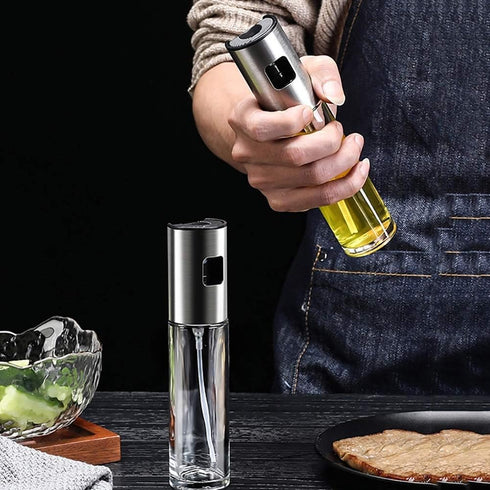 Oil Sprayer for Cooking Olive Oil Sprayer Mister for Air Fryer Vegetable Vinegar Oil Portable Mini Kitchen Gadgets for Baking,Salad,Grilling,BBQ,R...