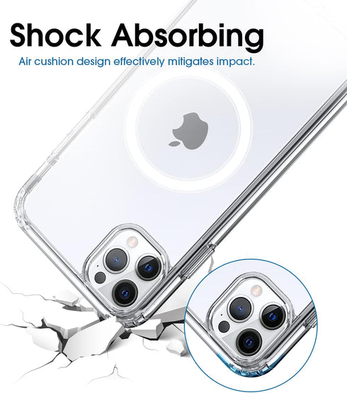 amCase Cellular Phone Case, Compatible with MagSafe, iPhone 11 Pro (5.8"), Support Wireless Charging and Magnetic Stand, Polycarbonate, Thermoplas...