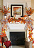 Large Fall Pumpkin Bow for Wreath, White Black Buffalo Plaid for Fall Thanksgiving Party Indoor Outdoor Door Wall Decoration Supplies...