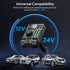 LENCENT FM Bluetooth 5.3 Transmitter for Car, Adjustable Treble and Bass Sound Music Player, Bluetooth Car Adapter for Hands Free Calls, Supports ...