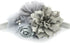 My Lello Headband Shabby Fabric Flower Cluster Baby - Infant - Toddler - Girl Stretchy Elastic Gray...