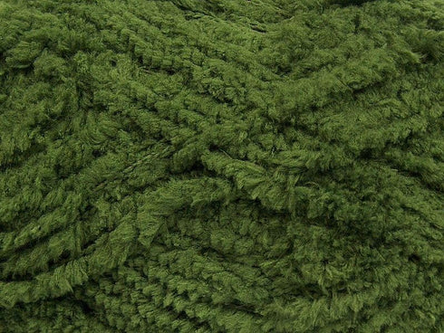 Panda Fuzzy Plush Yarn 100 Gram (3.53 ounces) 80 meters (87 Yards) - Jungle Green...