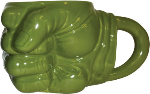 Vandor 54928 Marvel Hulk Fist Shaped Ceramic Soup Coffee Mug, 4.3" x 6.3", Multicolor...