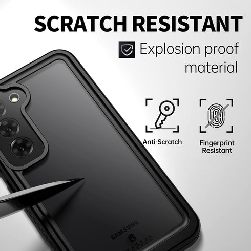 BEASTEK Galaxy S23 Waterproof Case, Shockproof Dustproof IP68 Underwater Case, FSN Series with Built-in Screen Protector Anti-scratch 360 Cover, f...