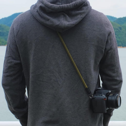 Camera Strap,Climbing Rope Camera Strap for DSLR SLR Mirrorless Camera Neck Shoulder Strap 120cm Green...