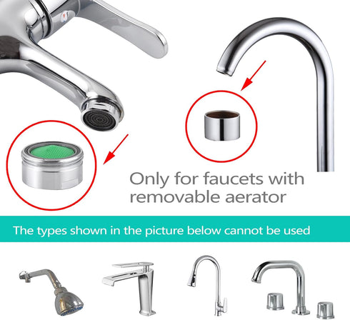 Sink Faucet Quick Connector,Faucet Adapter for Sink Connection Shower Hose/Garden Hose/Portable Washing Machine,Pet Bathing?Chrome....