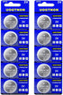 CR2325 3V Lithium Battery (10 - Pack)...