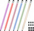 6 Pack Stylus Pen for Touchscreen, Smozer 2 in 1 High Sensitivity Capacitive Stylus Pen for iPad, iPhone, Android Smartphone, Tablets and All Univ...