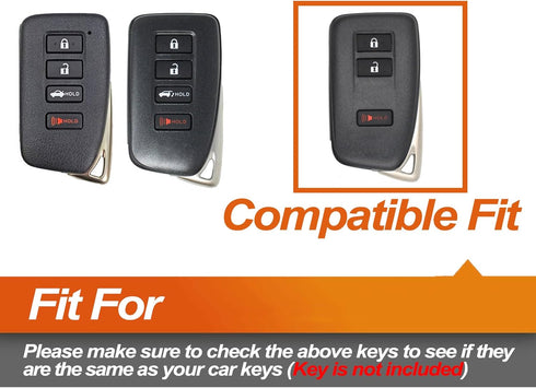 Silicone Key Fob Cover Fit for Lexus NX300h RX350 RX450h NX300 ES300h ES350 GS F IS300 GS350 GS300h GS450h | Car Accessories | Remote Key Protecti...