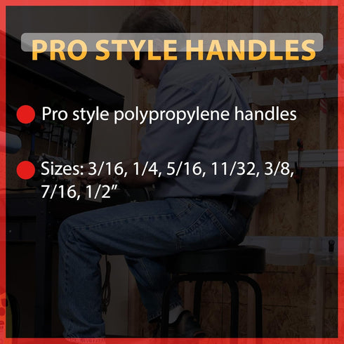 Performance Tool W950 7-Piece SAE Nut Driver Set...