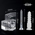 Mirror Hanging Kit, 20 Pieces Clear Plastic Mirror Holder Clips with Mounting Screws and Rawl Plugs...