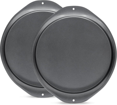 Pizza Pan - 14 Inch Nonstick Pizza Pan for Oven with Widen Handles for Cooking, Baking, and Grilling - Durable, Even Heating, Long-Lasting Kitchen...