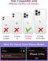 Goocrux (2in1 for iPhone 12 Pro Case Moon Plants for Women Girls Cute Phone Cover Flower Heart Stars Space Design with Slide Camera Cover+Ring Hol...