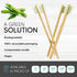 36 Pack Disposable Bamboo Toothbrushes with Toothpaste Built in - Prepasted Toothbrushes Individually Wrapped - Single Use Waterless Tooth Brush w...