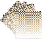3dRose CST_192833_3 Gold Ombre Dots Image of Glitter on Dots Ceramic Tile Coasters, (Set of 4)...