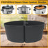 6 Quart Silicone Slow Cooker Divider Liners Oval. Thickened, Weighted & Sturdy Reusable Crockpot Inserts Compatible With Most 6 Qt Crock Pot Slow ...