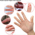 ANCIRS Gel Finger Support Protector Gloves, Gel Finger Cots/Covers - Different Sizes Silicone Fingertips for Hands Cracking, Eczema Skin (40pcs)...