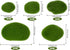 Nicunom 50 Pcs 5 Size Artificial Moss Rocks Decorative, Faux Green Moss Decor Balls for Floral Arrangements, Fairy Gardens and Crafting...