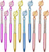 24PCS Novelty Globe Pens Tellurion Shape Pens Earth Day Pens Crystal Twistable Ballpoint Pens Black Ink For Teacher Students School Office Birthda...