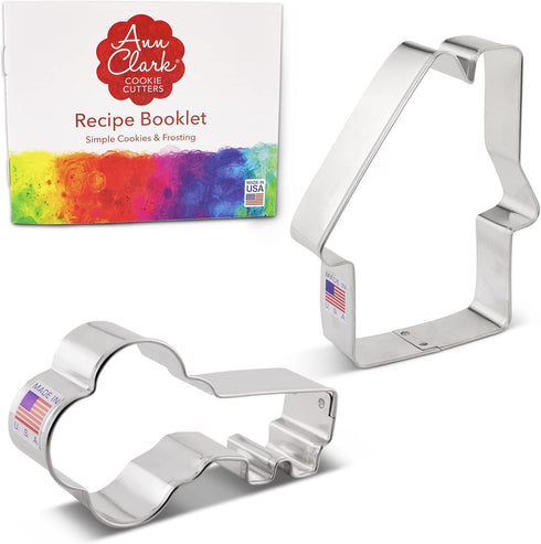 Real Estate Cookie Cutters 2-Pc. Set Made in USA by Ann Clark, House, Key...