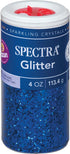 Spectra Arts & Crafts Glitter, Blue, 4 oz., 1 Jar...