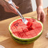 2PCS Watermelon Fork Cutter, 2-in-1 Stainless Steel Cutters, Dual Head Watermelon Slicer Knife, Kitchen Cutter Knife for Family...