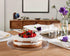 Pasabahce Premium Clear Glass Servicing Tray, Uniqe Desing Cake Stands, Server Plate, Great for Cup Cakes, Cookies, Snacks, and Fruits, Perfect fo...