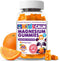 DR. MORITZ Sugar-Free Calm Magnesium Gummies for Kids and Adults - Kids Magnesium Gummies - Magnesium Citrate Gummies (60 Count, Orange)...